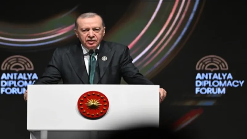 Cumhurbaşkanı Erdoğan’ın Antalya'dan barış ve diyalog mesajı